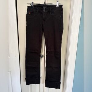 Hudson Jeans Women’s Black Straight Leg Jeans Size 27